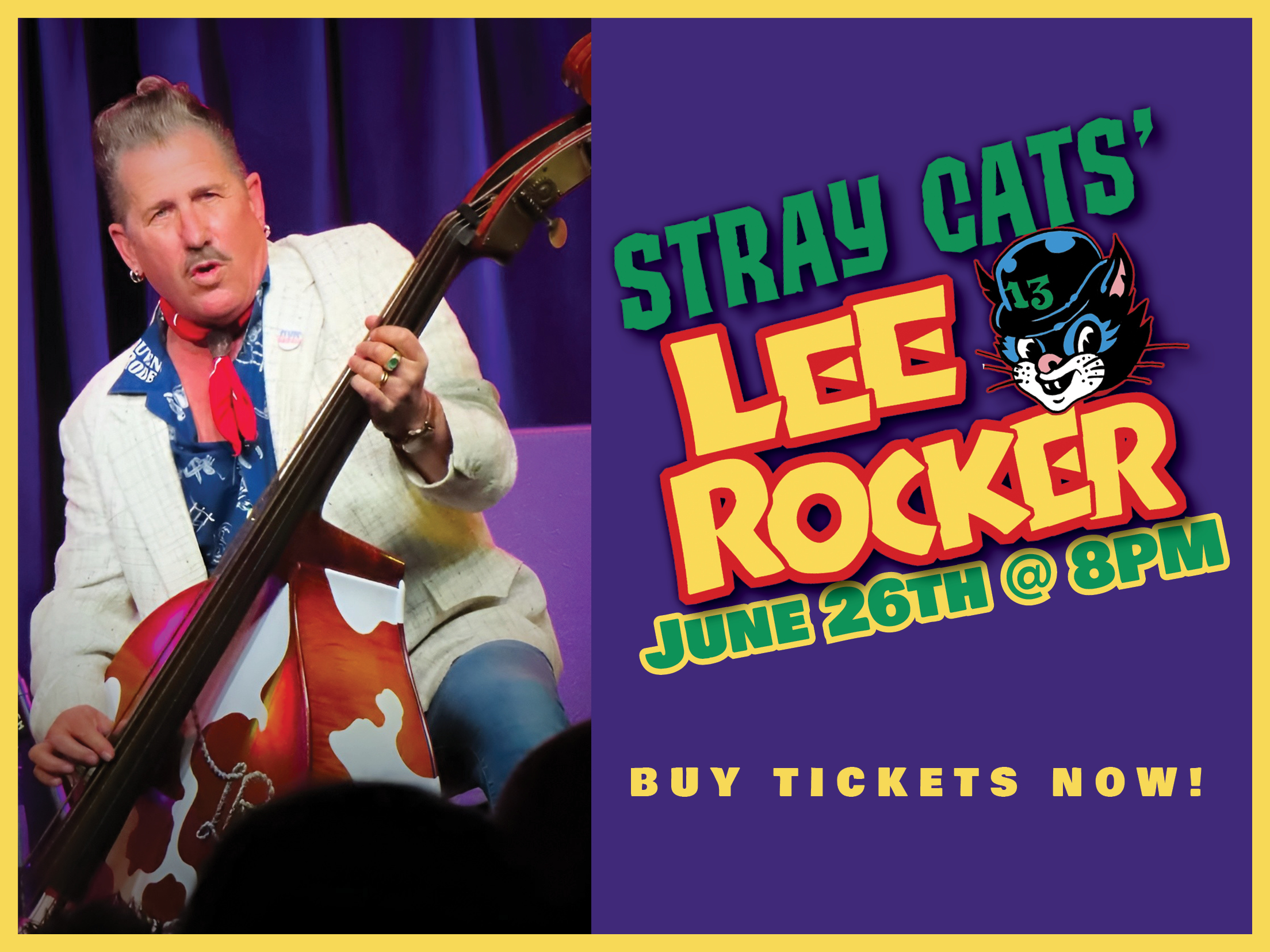 Lexington Village Theatre presents “Stray Cats” – Lee Rock